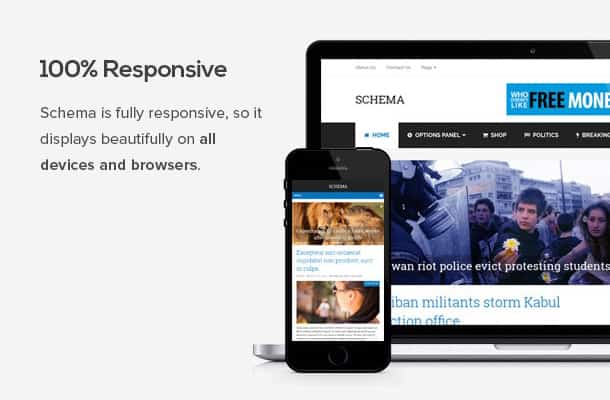 schema theme is responsive