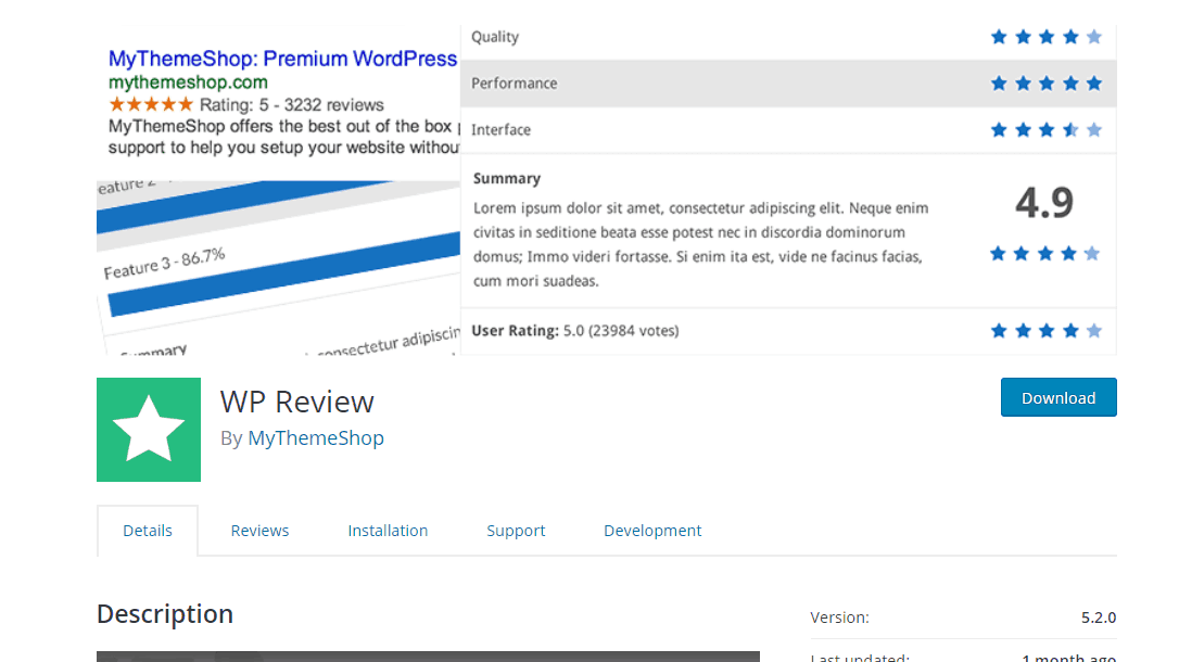 wp review lite plugin