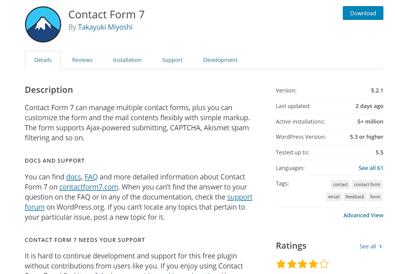 contact form 7