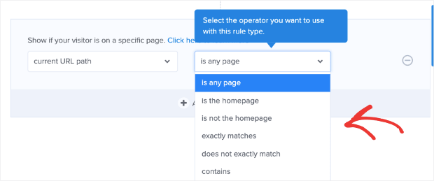 page selection