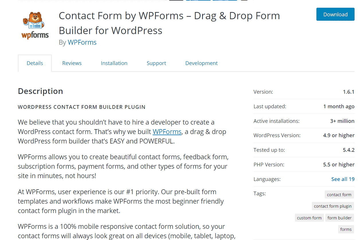 wpforms lite